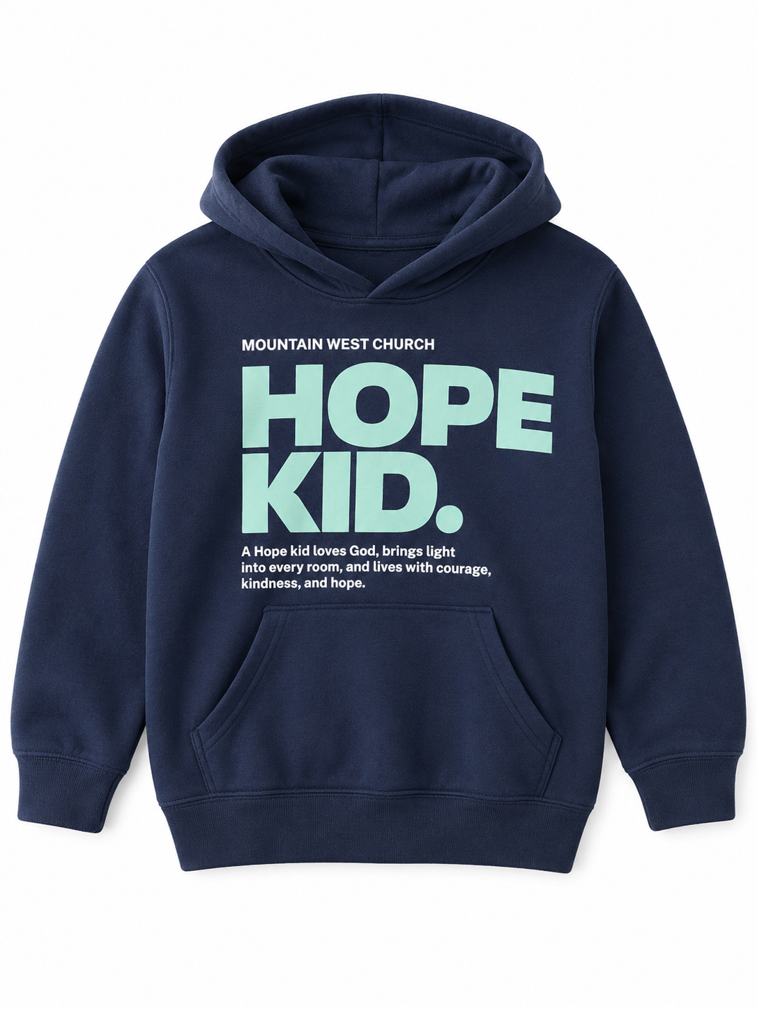 Kid's Collection — Hope Kid hoodie in navy