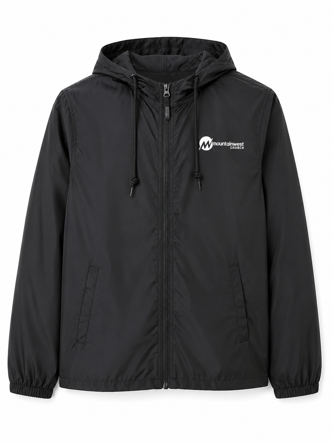 MW Black Full Zip -Windbreaker (Black)