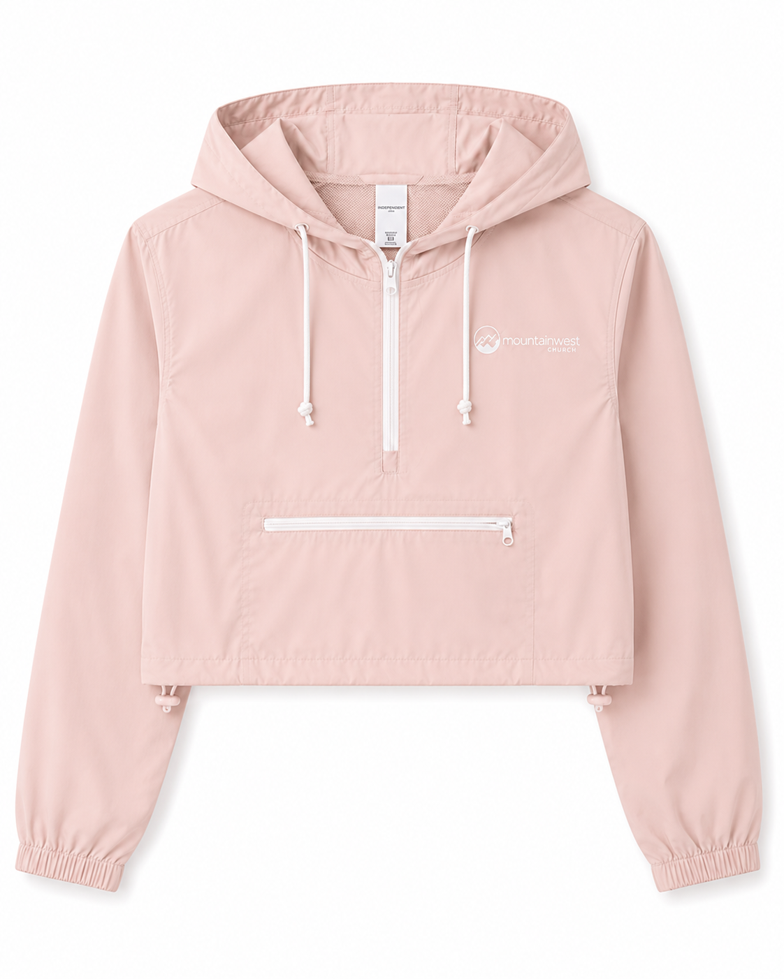 MW Quarter Zip Windbreaker (Blush)