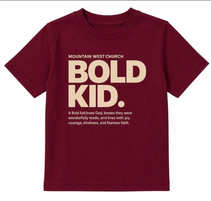 Bold Kid Tee (Red)